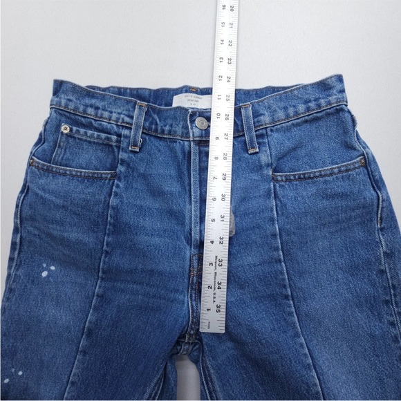 Levi's REVOLVE Altered Straight No Limits Ankle Jeans 29x25 Button Fly Women’s - Picture 6 of 12